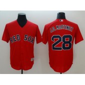 MLB Boston Red Sox 28 J.D. Martinez Red Cool Base Men Jersey