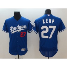 MLB Los Angeles Dodgers 27 Matt Kemp Royal Flexbase Men Jersey