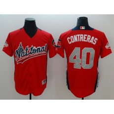 National League Willson Contreras Red 2018 MLB All-Star Game Home Run Derby Player Jersey