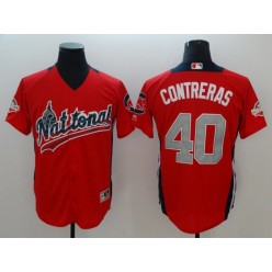 National League Willson Contreras Red 2018 MLB All-Star Game Home Run Derby Player Jersey