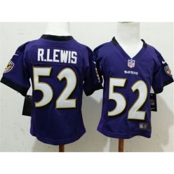 Nike Baltimore Ravens 50 R.Lewis Purple Toddler Game Jersey