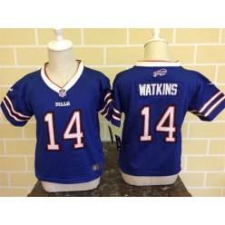 Nike Buffalo Bills 14 Sammy Watkins Blue Toddler Game Jersey