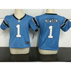 Nike Carolina Panthers 1 Cam Newton Blue Toddler Game Jersey