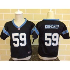 Nike Carolina Panthers 59 Luke Kuechly Black Toddler Game Jersey