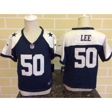 Nike Dallas Cowboys 50 Sean Lee Blue Throwback Toddler Game Jersey