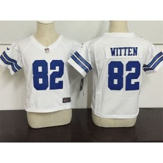 Nike Dallas Cowboys 82 Jason Witten White Toddler Game Jersey