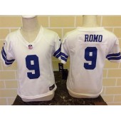 Nike Dallas Cowboys 9 Tony Romo White Toddler Game Jersey