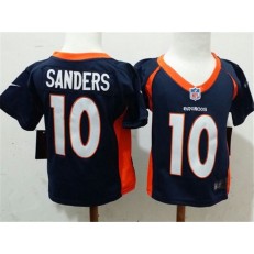 Nike Denver Broncos 10 Emmanuel Sanders Blue Toddler Game Jersey