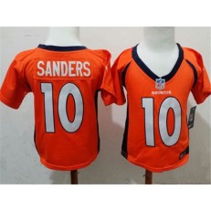 Nike Denver Broncos 10 Emmanuel Sanders Orange Toddler Game Jersey