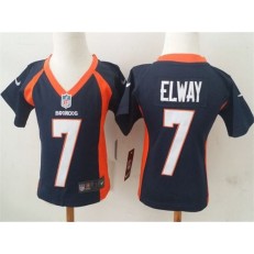 Nike Denver Broncos 7 John Elway Blue Toddler Game Jersey