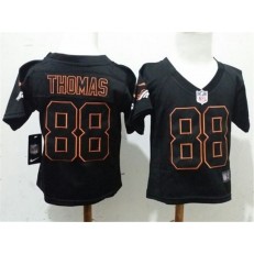 Nike Denver Broncos 88 Demaryius Thomas Black Toddler Game Jersey