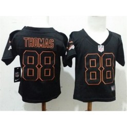 Nike Denver Broncos 88 Demaryius Thomas Black Toddler Game Jersey