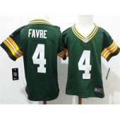 Nike Green Bay Packers 4 Brett Favre Green Toddler Game Jersey
