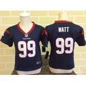 Nike Houston Texans 99 J.J. Watt Blue Toddler Game Jersey