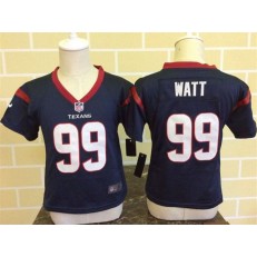Nike Houston Texans 99 J.J. Watt Blue Toddler Game Jersey