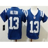 Nike Indianapolis Colts 13 T.Y. Hilton Blue Toddler Game Jersey