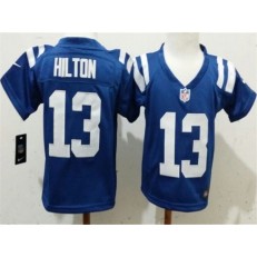 Nike Indianapolis Colts 13 T.Y. Hilton Blue Toddler Game Jersey