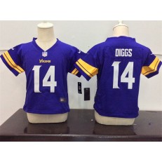 Nike Minnesota Vikings 14 Stefon Diggs Purple Toddler Game Jersey