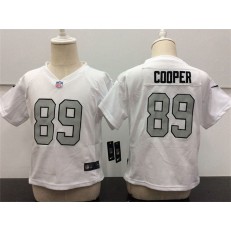 Nike Oakland Raiders 89 Amari Cooper White Grey No. Toddler Game Jersey