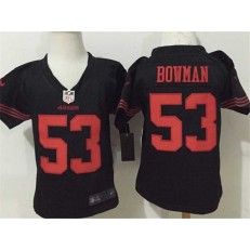 Nike San Francisco 49ers 53 NaVorro Bowman Black Toddler Game Jersey