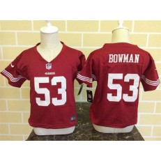 Nike San Francisco 49ers 53 NaVorro Bowman Red Toddler Game Jersey