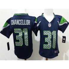 Nike Seattle Seahawks 31 Kam Chancellor Blue Toddler Game Jersey