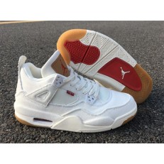 AIR JORDAN 4 RETRO HI GS LEVIS NRG WHITE DENIM AO2571-100