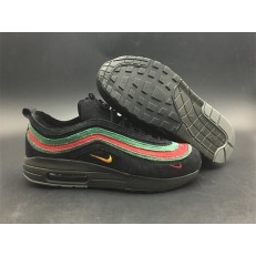 NIKE AIR MAX 1/97 VF SW BLACK GREEN RED AJ4219-036