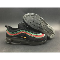 NIKE AIR MAX 1/97 VF SW BLACK GREEN RED AJ4219-036