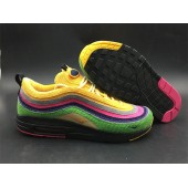 NIKE AIR MAX 1/97 VF SW HYBRID GREEN PURPLE AJ4219-407