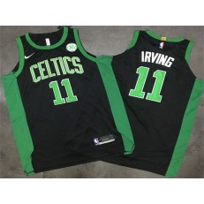 Boston Celtics 11 Kyrie Irving Black Nike Authentic Men Jersey