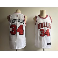 Chicago Bulls 24 Laur Markkanen White Nike Swingman Men Jersey
