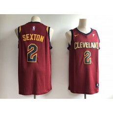 Cleveland Cavaliers 2 Collin Sexton Red Nike Swingman Men Jersey