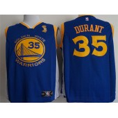 Golden State Warriors 35 Blue 2018 NBA Champions Nike Swingman Men Jersey
