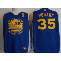 Golden State Warriors 35 Blue 2018 NBA Champions Nike Swingman Men Jersey