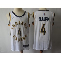 Indiana Pacers 4 Victor Oladipo White Nike Swingman Men Jersey