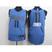 Memphis Grizzlies 11 Mike Conley Light Blue Nike Swingman Men Jersey