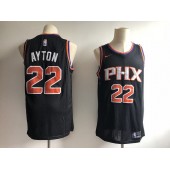 Phoenix Suns 22 Deandre Ayton Black Without The Sponsor Logo Nike Swingman Men Jersey