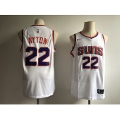 Phoenix Suns 22 Deandre Ayton White Without The Sponsor Logo Nike Swingman Men Jersey