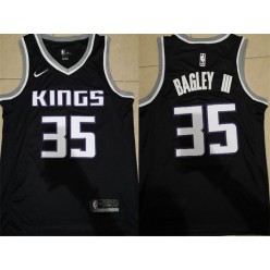 Sacramento Kings 35 Marvin Bagley III Black Nike Swingman Men Jersey