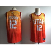 Utah Jazz 12 Multi-Color City Edition Nike Swingman Men Men Jersey