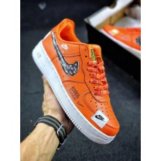 NIKE AIR FORCE 1 LOW 07 PRM JUST DO IT ORANGE AR7719-800