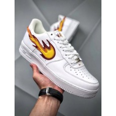 NIKE AIR FORCE 1 LOW FLAME NAF WHITE