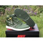 AIR JORDAN 1 HI OG NIKE AIR OLIVE CANVAS 555088-300