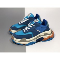 BALENCIAGA TRIPLE S 2.0 BLUE WHITE ORANGE SNEAKER