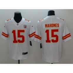 Kansas City Chiefs 15 Patrick Mahomes White Vapor Untouchable Limited Nike NFL Men Jersey
