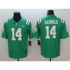 New York Jets 14 Sam Darnold Green Vapor Untouchable Limited Nike NFL Men Jersey