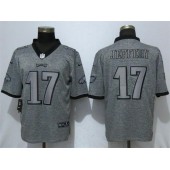 Philadelphia Eagles 17 Alshon Jeffery Gray Gridiron Gray Vapor Untouchable Limited Nike NFL Men Jersey
