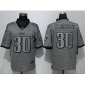 Philadelphia Eagles 30 Corey Clement Gray Gridiron Gray Vapor Untouchable Limited Nike NFL Men Jersey