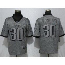 Philadelphia Eagles 30 Corey Clement Gray Gridiron Gray Vapor Untouchable Limited Nike NFL Men Jersey